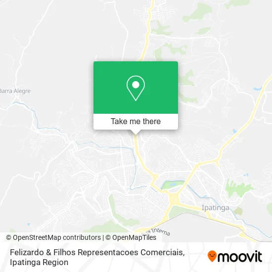 Felizardo & Filhos Representacoes Comerciais map