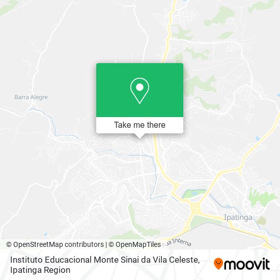 Instituto Educacional Monte Sinai da Vila Celeste map