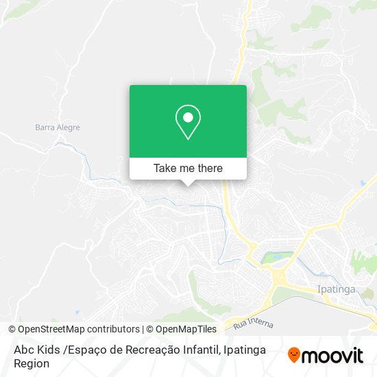 Mapa Abc Kids /Espaço de Recreação Infantil