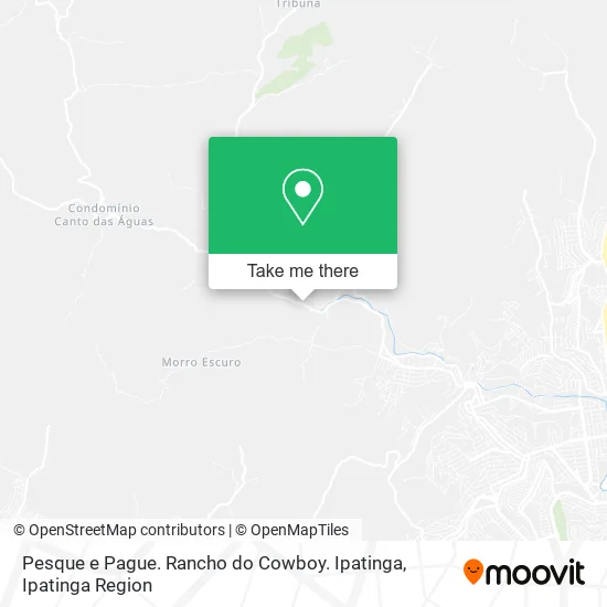 Pesque e Pague. Rancho do Cowboy. Ipatinga map
