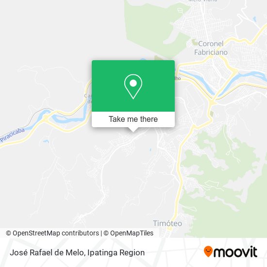 José Rafael de Melo map