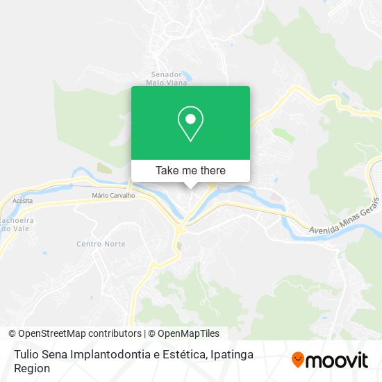 Tulio Sena Implantodontia e Estética map
