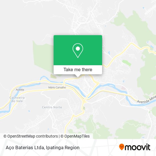 Aço Baterias Ltda map