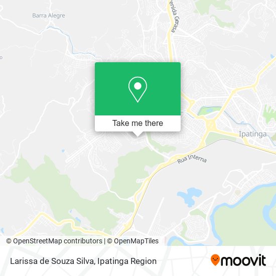 Larissa de Souza Silva map