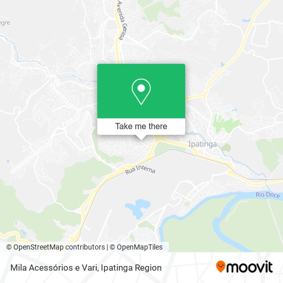 Mila Acessórios e Vari map