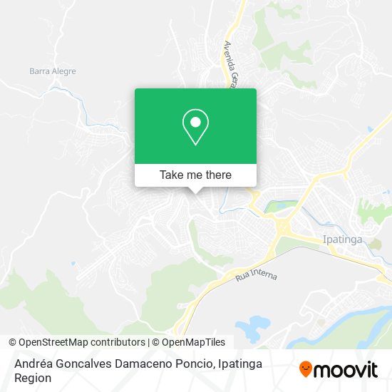 Andréa Goncalves Damaceno Poncio map
