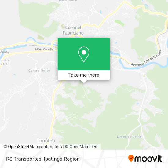 RS Transportes map