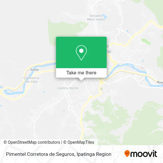 Pimentel Corretora de Seguros map