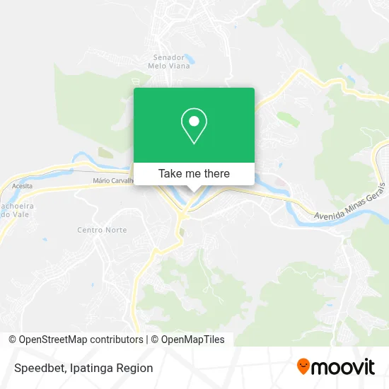 Speedbet map
