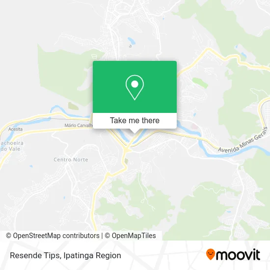 Resende Tips map