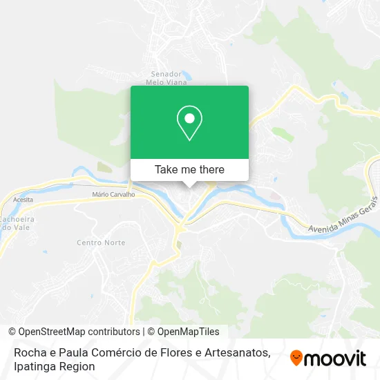 Rocha e Paula Comércio de Flores e Artesanatos map