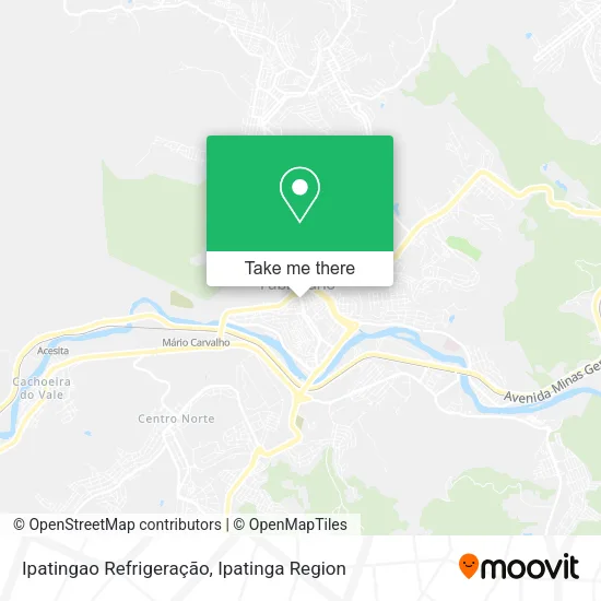 Ipatingao Refrigeração map