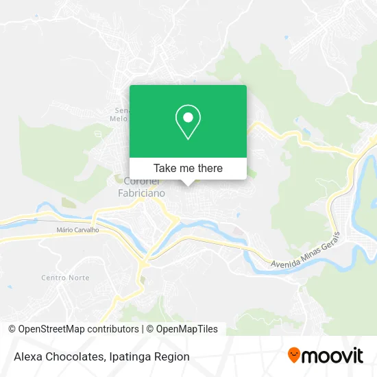 Alexa Chocolates map