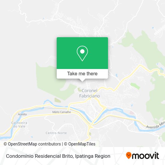 Condomínio Residencial Brito map