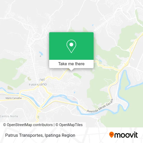 Patrus Transportes map