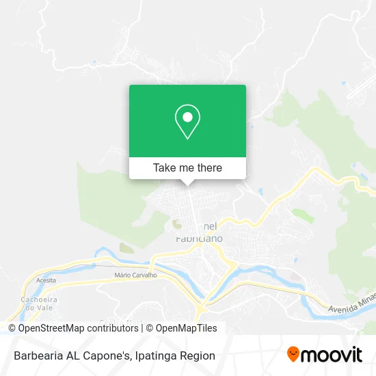 Barbearia AL Capone's map