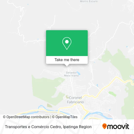 Transportes e Comércio Cedro map