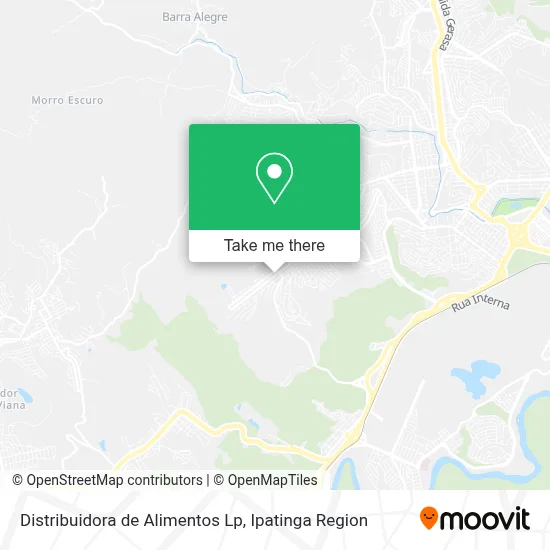 Distribuidora de Alimentos Lp map