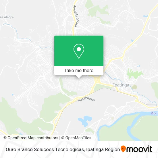 Ouro Branco Soluções Tecnologicas map