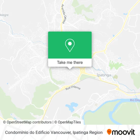 Condomínio do Edificio Vancouver map