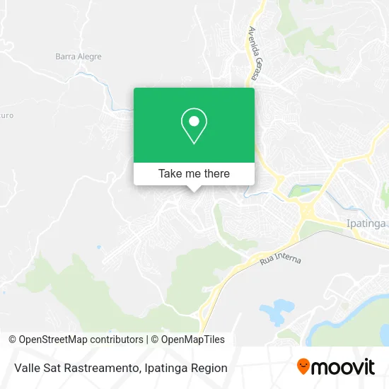 Valle Sat Rastreamento map