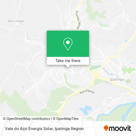 Vale do Aço Energia Solar map