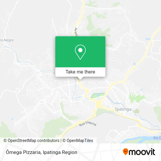 Ômega Pizzaria map