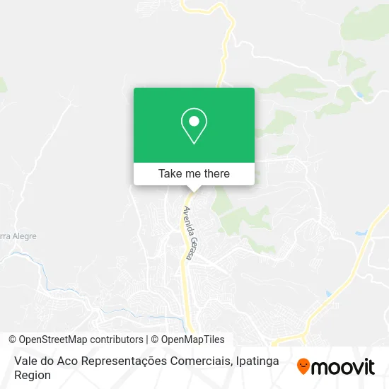 Vale do Aco Representações Comerciais map
