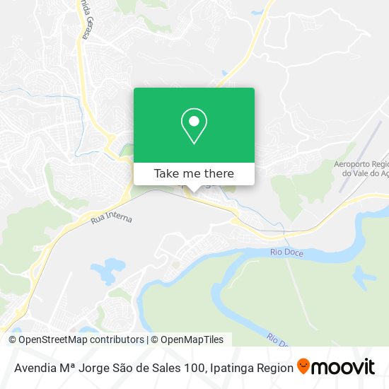 Avendia Mª Jorge São de Sales 100 map