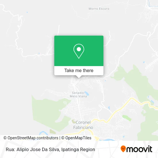 Rua: Alipio Jose Da Silva map