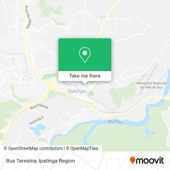 Rua Teresina map