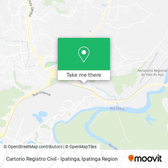 Cartorio Registro Civil - Ipatinga map