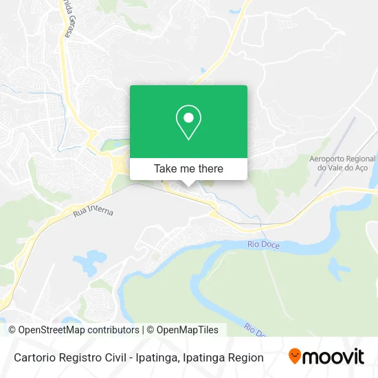 Cartorio Registro Civil - Ipatinga map