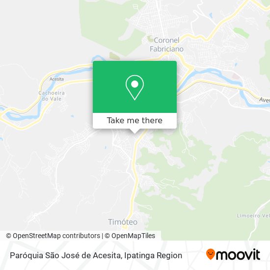 Paróquia São José de Acesita map