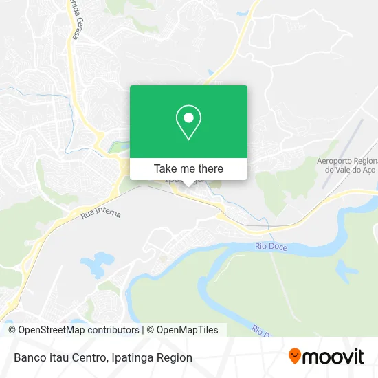 Banco itau Centro map