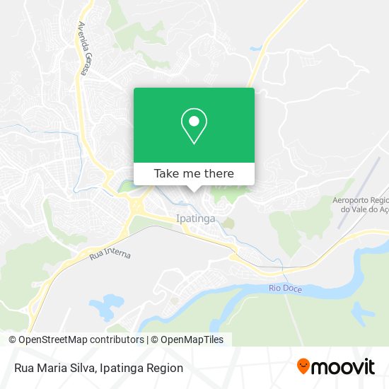 Mapa Rua Maria Silva