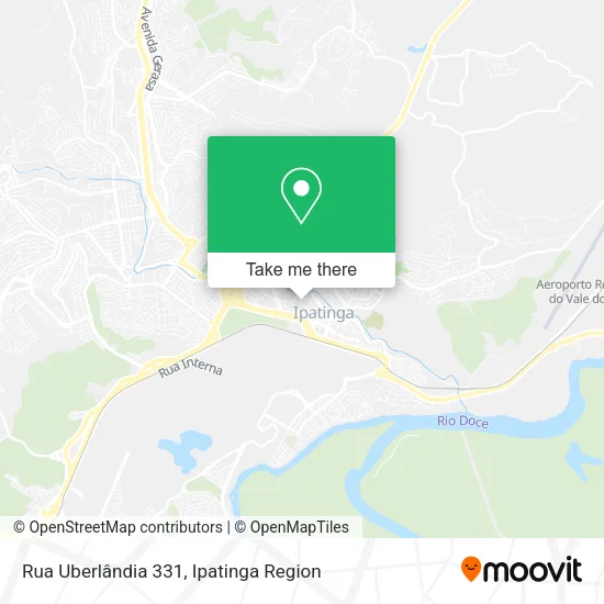 Rua Uberlândia 331 map