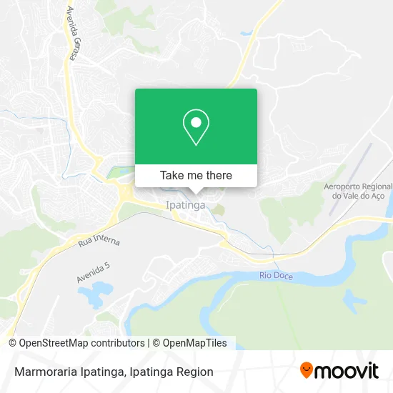 Marmoraria Ipatinga map