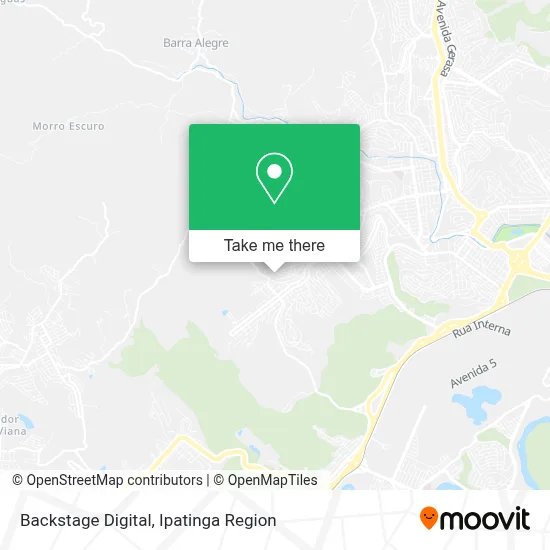 Backstage Digital map