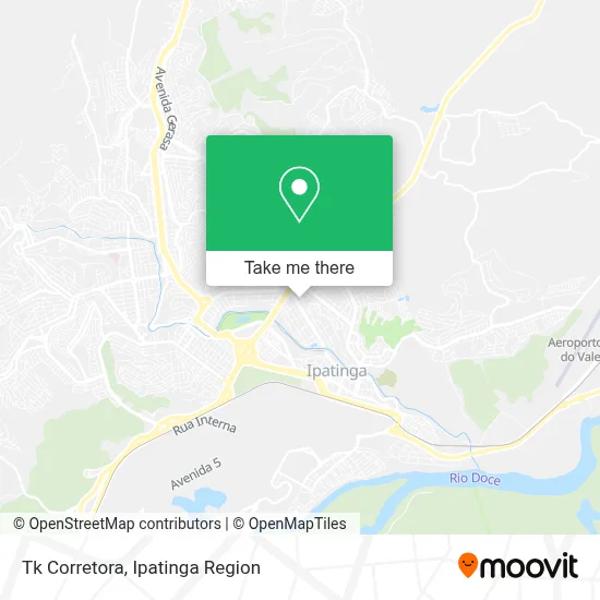 Tk Corretora map