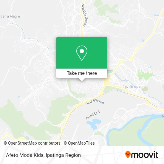 Afeto Moda Kids map