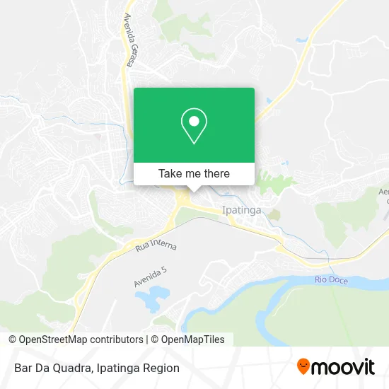 Bar Da Quadra map