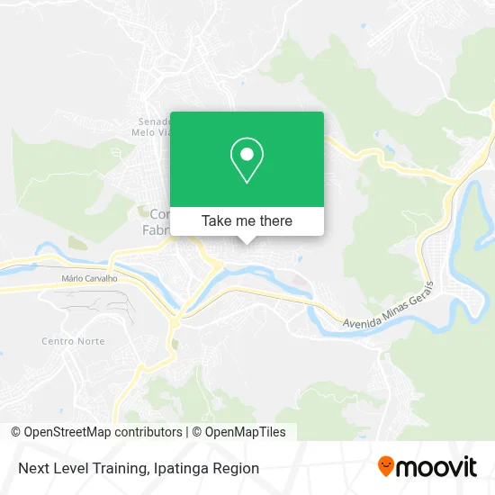 Next Level Training map