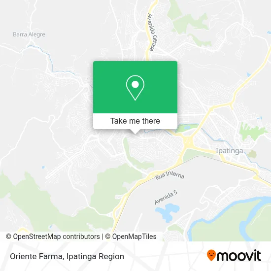 Oriente Farma map