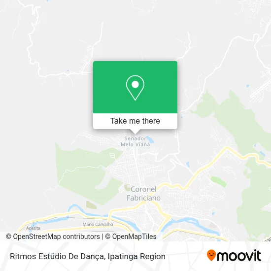 Ritmos Estúdio De Dança map
