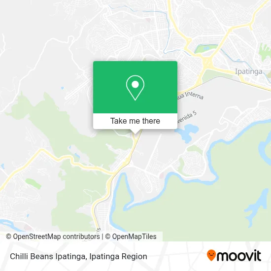Chilli Beans Ipatinga map