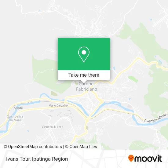 Ivans Tour map