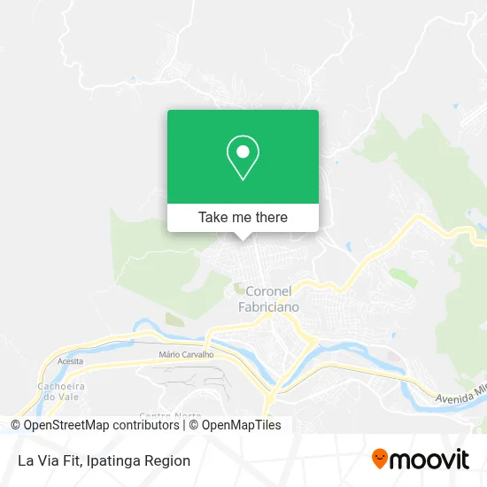 La Via Fit map