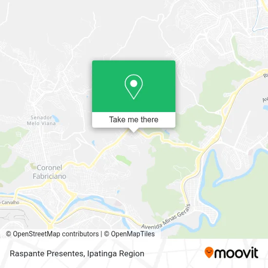 Raspante Presentes map