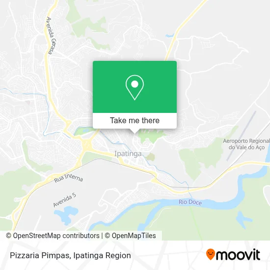 Pizzaria Pimpas map